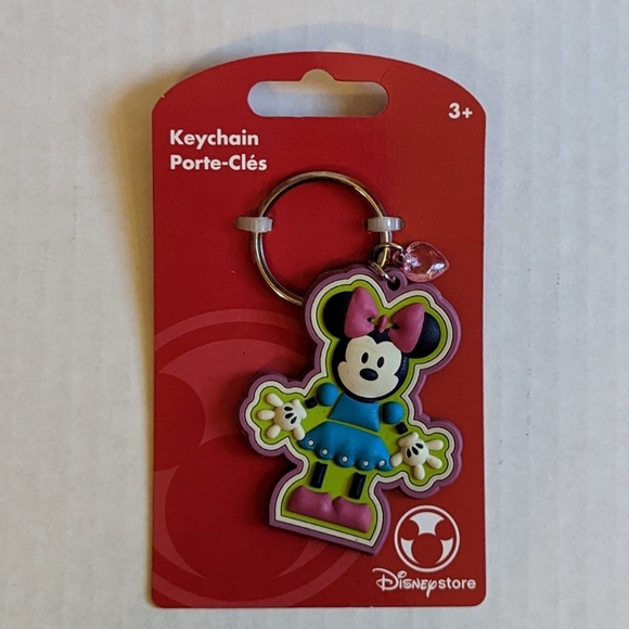 Disney Store Mickey and Minnie Keychains Set of 3 - Picture 10 of 10